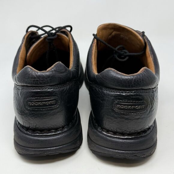 Rockport Edge Hill Shoes Mens 12 M Black Leather Business Casual Comfort Lace Up main image 6